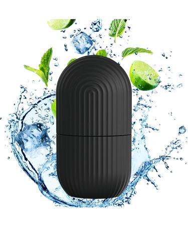 Ice Roller for Face Eyes and Neck - Reusable Ice Roller - Instant Cooling and Puffiness Reduction - Face Roller for Puffiness - Eye Roller for Wrinkles - Natural Skincare Tool (Black) - Buy Online on GoSupps.com