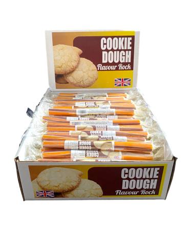 50 X Cookie Dough Rock Sticks Handmade Traditional Rainbow Classic Sweets Retro Seaside Gift Wholesale Confectionery