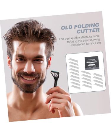 Angoily 800 STK Razor Blade Tools for Shaving Manual Planning Cutters - Chrome Coated Hairdresser Household Blades 8 Pcs (4.7 x 4.5 cm) - Buy Online on GoSupps.com