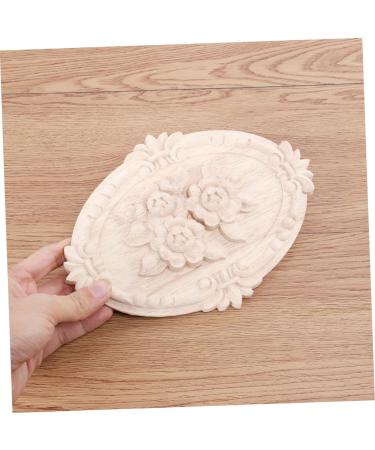 1pc Door Bed Applique Carving Delicate Style Wood Decorative Furniture Landscape European Lifelike - Buy Online on GoSupps.com