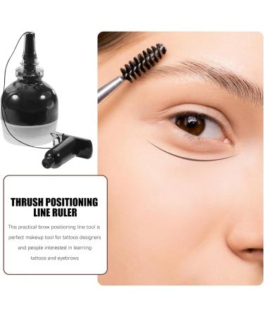 NOLITOY 3pcs String Ink Line Box Ink Line Ruler Brow Line Mee Black-ish Brow Mapping Bottled Makeup Tools - Buy Online on GoSupps.com