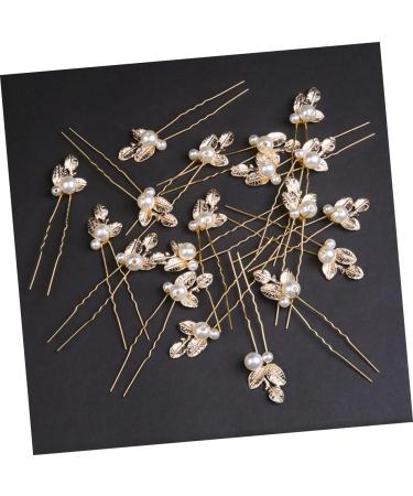 Beaupretty Rhinestone Headpiece pearl clip flower hair pearl hair Hair Clips Rhinestone Hair pin bridal hair bridal hair Alloy rhinestone hair clip women hair clip leaf bridesmaid hair - Buy Online on GoSupps.com