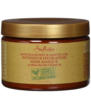 Shea Moisture Manuka Honey & Mafura Oil Intensive Hydration Masque  12 Ounce