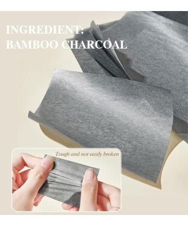 200 Oil Control Blotting Papers with Mirror & Adhesive Puff - Pink Facial Care Sheets for Men & Women - Buy Online on GoSupps.com