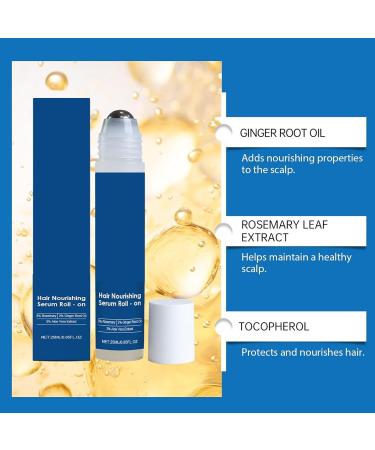 Rommarin Hair Growth Rollerball Traitement du cuir chevelu pour cheveux clairsem s renforce les racines et r duit la casse des cheveux stimule le cuir chevelu pour la croissance des cheveux non - Buy Online on GoSupps.com