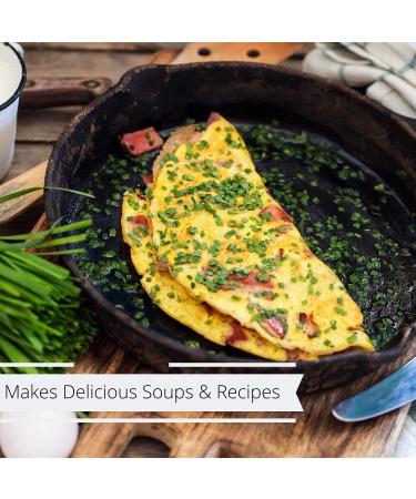 It's Delish Dried Chives 1lb Bag - Premium Aromatic Chopped Rings | Rich in Vitamin A & C - Buy Online on GoSupps.com