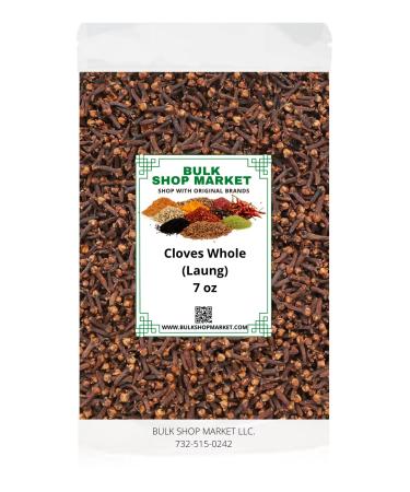 Clove whole 3.5 oz, 7 oz, 1 lb, 3 lb spice By Bulkshopmarket (7 oz) 7 Ounce (Pack of 1)