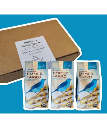 Organic Whole Grain Emmer Farro - Pack of 3