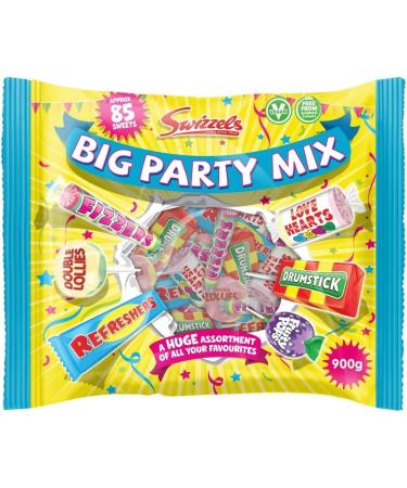 Swizzels Big Party Mix Bag 900g - A Large Selection of Delicious and Fruity Candy Treats Perfect for Parties and Special Occasions | Sold By Essential Products