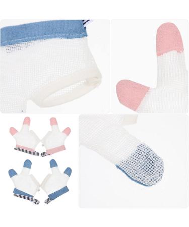 Healvian Kids Tools Kids Tools Kids Tools Baby Stop Thumb Sucking Kid Infant Stop Thumb Sucking Kit Soft Mesh Fabric Stop Sucking Glove No Scratch Breathable Finger Thumb Protector S 2 Pairs Mittens Small - Buy Online on GoSupps.com