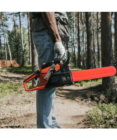 2pcs 20 Inch Chainsaw Chain Cover Plastic Chainsaw Bar Blade Protective Cover Scabbard Guide Plate Scabbard Cover for Garden Tools - Buy Online on GoSupps.com