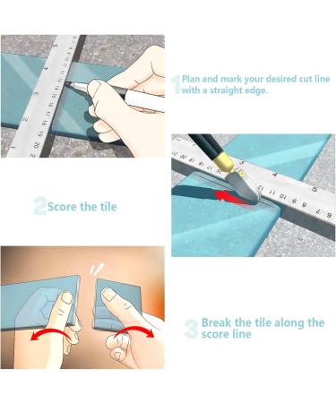 Glass Cutter Tool Set 2mm-20mm Pencil Style Oil Feed Carbide Tip with 2 Bonus Blades and Screwdriver - Buy Online on GoSupps.com
