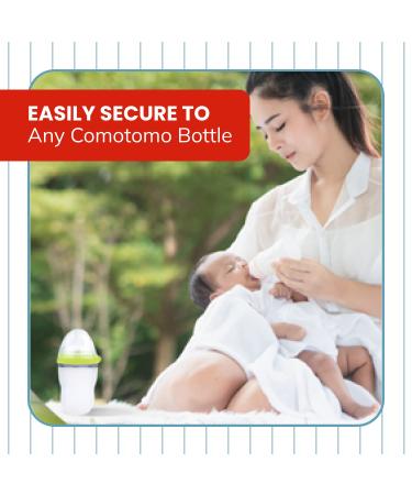 Comotomo Baby Bottle Cap Lid - 3 Pack for 5 Ounce and 8 Ounce Silicone Bottles - Buy Online on GoSupps.com