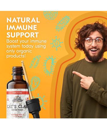 Cats Claw Tincture - Immune & Joint Support Supplement - Heart Health & Focus - Made in USA - 2oz - Buy Online on GoSupps.com