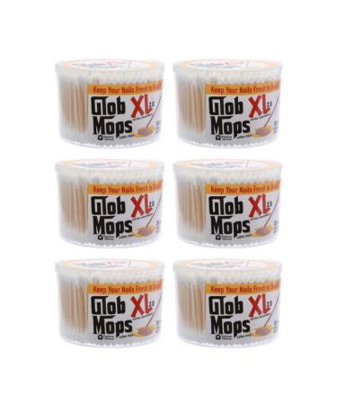 Glob Mops XL Cotton Swabs 6-Pack Bundle | Extra Absorbent | Eco-Friendly | 1800 Total Mops X-Large (Pack of 6) - Buy Online on GoSupps.com