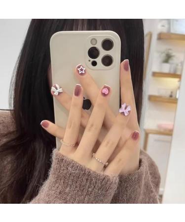 3D Nail Decorative Sets - 500 Pieces Heart Star Grinding Charms & Loop Nodes - Strass Stones for Manicure & DIY Crafts - Buy Online on GoSupps.com