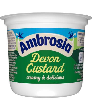 Ambrosia Devon Creamy Custard 150g Pot - Ready-to-Eat Original Flavor - Buy Online on GoSupps.com