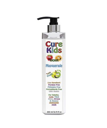 Cure Kids Wow! Masquerade Conditioner Tutti Fruity Conditioning for your kids Detangle Detangling Safe children child baby babies hair , Biotin 8 oz