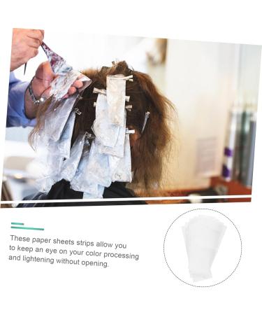FOMIYES 50 Sheets highlight stickers Hair Salon Tool Hairdressing Tool blonde hair dye hair dye foam hair dye tools bubble hair dye Barber Shop Tool white Aluminum foil Paper - Buy Online on GoSupps.com