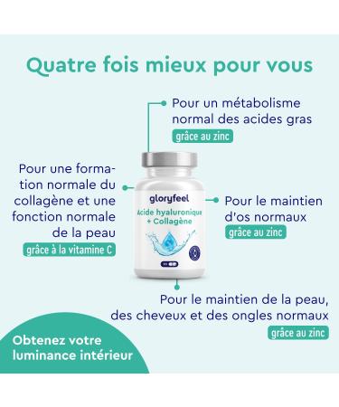Collagen Type 1 & 3 + Hyaluronic Acid Enriched with Vitamins A & C Biotin Zinc & Selenium 1000mg Hydrolyzed Collagen Anti-Aging and for Joints 90 Capsules Lab Tested - Buy Online on GoSupps.com