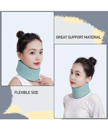 Neck Brace for Neck Pain & Support Adjustable Neck Support Brace for Sleeping Foam Support Relieves Neck Pain and Spine Pressure(Blue) - Buy Online on GoSupps.com