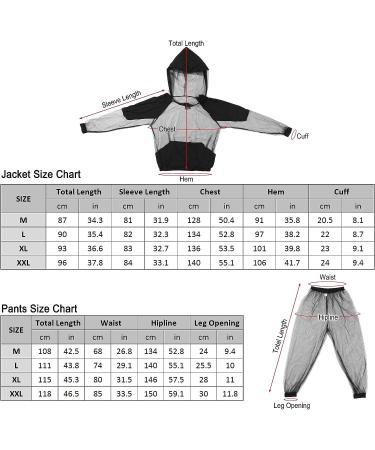 Lixada Outdoor Breathable Ultra-fine Mesh Jacket & Pants Set - XX-Large | Men & Women Summer Wear - Buy Online on GoSupps.com