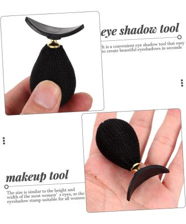FOMIYES 2pcs Eye Shadow Stamp Home Tools Eyeshadow Guide T Tool Durable Eyeshadow Stamp Color Box Cosmetics 1 count (Pack of 1) Blackx2pcs - Buy Online on GoSupps.com