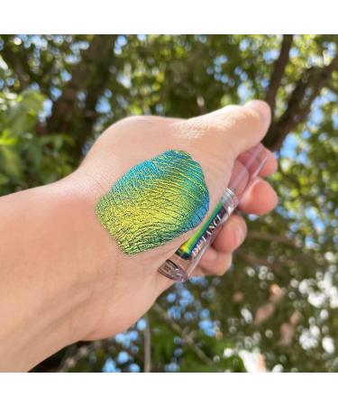 Multichrome Metallic Liquid Eyeshadow - Waterproof High Pigmented Color Shift Green Gold Blue Yellow - Longlasting Sparkle Glitter Shadows - Buy Online on GoSupps.com