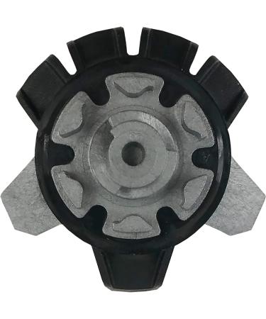 18 Count Black (001)/Silver SOFTSPIKES Ua/Silver Tornado Fast Twist 3.0 Clamshell Cleats - Premium Golf Shoe Spikes - Buy Online on GoSupps.com