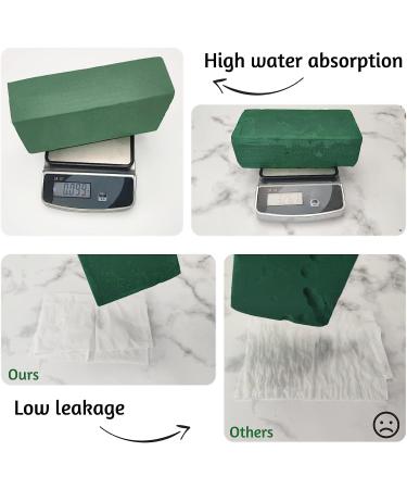 JEAWIWI Large 8 Pcs Floral Foam Blocks for Flower Arrangements - Dry & Wet Foam for Artificial/Fresh Flowers - Styrofoam Craft Block - Green Florist Foam - 8.9 x 4.2 x 3 - Buy Online on GoSupps.com