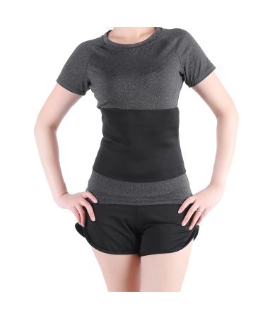 Abdominal belt girdle slimming belt waist training belt sauna fitness girdle belly fat grease away belt for women and gentlemen for sweating strength training and back stabilization (s)