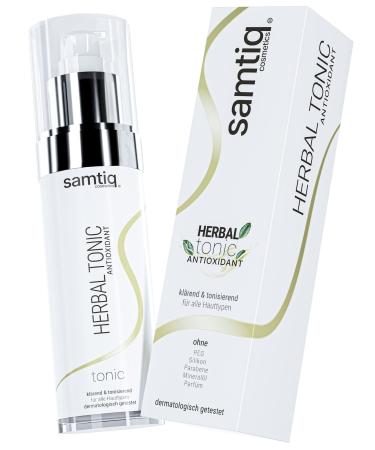 samtiq. Herbal Tonic Facial Cleanser - For Blemished Skin and Acne 120ml Face Cleanser/Face Toner with Green Tea Extract Antioxidant Soothing Facial Cleansing Water