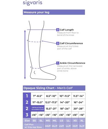 SIGVARIS Men's & Women's Essential Opaque 860 Open Toe Calf-High Socks 20-30mmHg - Medium Long - Black | Premium Compression Wear for Comfort & Support - International Shipping Available - Buy Online on GoSupps.com