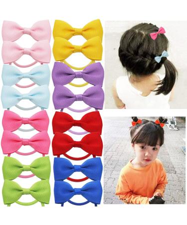 50 PCS Mini Hair Bows for Baby Girls - 1.75 Inch Grosgrain Ribbon Hair Ties & Accessories for Kids & Toddlers - Buy Online on GoSupps.com