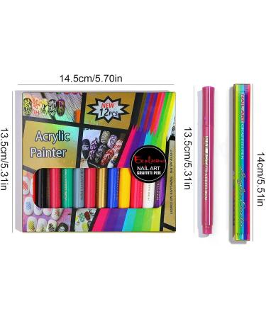 Nail Art 3D Paint Waterproof and Quick Dry Nail Art Painting | Easy to Use Drawing Nail Design for Nail DIY Decoration Kot-au 05 - Buy Online on GoSupps.com