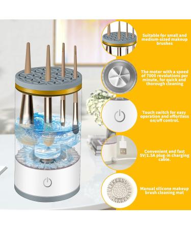 Portable Electric Makeup Brush Cleaner - Fast & Efficient Tool for Small to Medium Brushes | Ideal for Makeup Enthusiasts - Shop Internationally - Buy Online on GoSupps.com