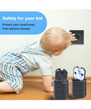 Redtron Socket Fuse with Rotary Mechanism - 20 Child Locking Sockets for Baby Safety | Socket Protection - Black - Buy Online on GoSupps.com