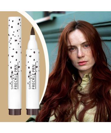 Freckle Pen Makeup Pen Touch Up Makeup Long Lasting Formula and Waterproof Easy Application 3g for Business Trip Home Outdoor School 02 - Buy Online on GoSupps.com