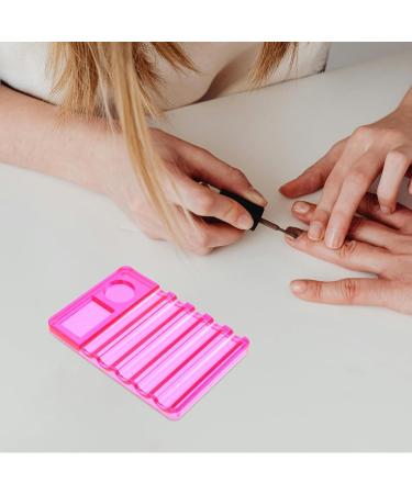 Homoyoyo Palette de Maquillage Rose Fuchsia 5 Compartiments Porte-pinceaux pour Nail Art et Palette de M lange Vernis Ongles Accessoire Professionnel pour Salon de Manucure Rangement - Buy Online on GoSupps.com