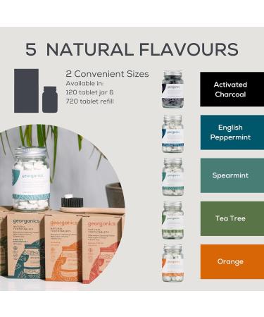 Georganics Organic Coconut Oil Pulling Natural Whitening Mouthwash - Ginger - 100ml - 10 days supply - Buy Online on GoSupps.com