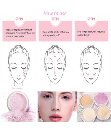 AllauraBeauty Pink Setting Powder AllauraBeauty Blurring Setting Powder AllauraBeauty Blurring Powder AllauraBeauty Setting Powder Lasting Waterproof Face Powder for Makeup (#5) - Buy Online on GoSupps.com