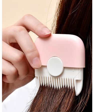 AORHOFJ 2 Pieces 2 in 1 Hair Clippers Open Ends Hair Clipper Manual Hair Clipper Double Sided Design with Cover for Trimming and Styling Fine Hair Cuts Split Ends Hair - Buy Online on GoSupps.com