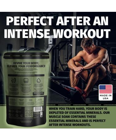 Coach Soak Recovery Bath: Natural Magnesium Flakes with 21 Minerals, Essential Oils, and Dead Sea Salts - Eucalyptus Tea Tree Blend for Post Workout Rejuvenation - Buy Online on GoSupps.com