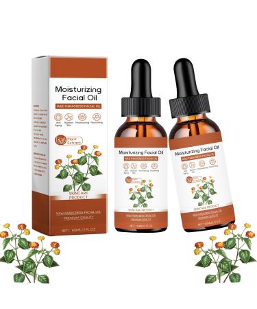 2 Pieces Moisturizing Facial Essence Oil Refined Micromolecules Fast Absorption Sustainable Water Retention Improves Dryness Reduces Fine Lines Smoothes Wrinkles B