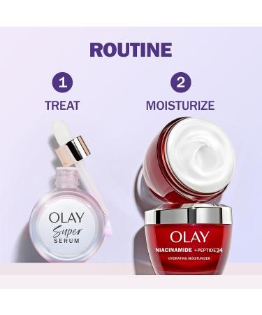 Olay Super Serum with Niacinamide Vitamin C Collagen Peptide Vitamin E & AHA 30 mL - Buy Online on GoSupps.com