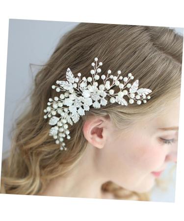 Ipetboom Hair Comb for Bride Easy to Use Hair Comb Artificial Flower Hair Comb Bride Headpieces for Wedding For Girl Friends Wedding Hair Comb Bridal Headwear Accessories Manual - Buy Online on GoSupps.com