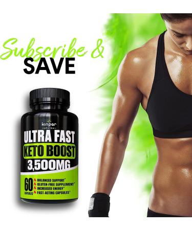 Kinpar Pharma Complete Keto Pills - Advanced Weight Management & Energy Support - Keto Fast Exogenous Ketones Supplement - 120 Capsules - Black - Buy Online on GoSupps.com