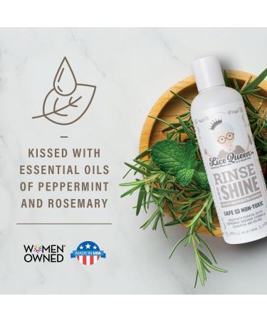 Rise and Shine Shampoo - Sulfate Free Hydrating Lice Shampoo with Citronella Peppermint & Rosemary | Safe for Daily Use & Paraben Free | 8 Fl Oz - Suitable for All Hair Types - Buy Online on GoSupps.com