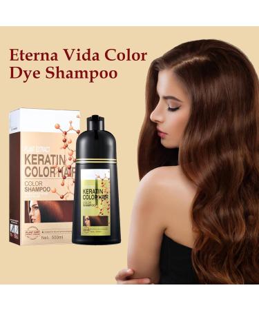 Hair Coloring Shampoo Hair Dye Shampoo Black Hair Dye Hair Dye | 6 In 1 Formula Hair Coloring Shampoo - Buy Online on GoSupps.com