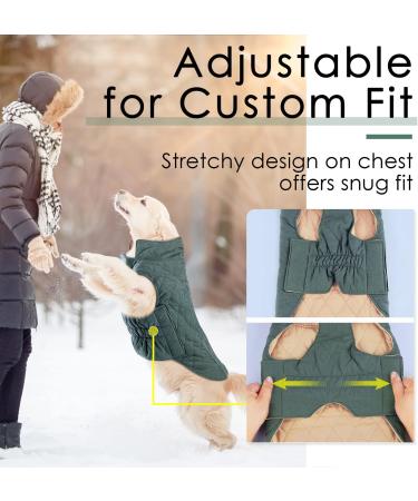 ThinkPet Dog Cold Weather Coats - Waterproof Reversible Winter Jacket for Small to Large Dogs - Buy Online on GoSupps.com